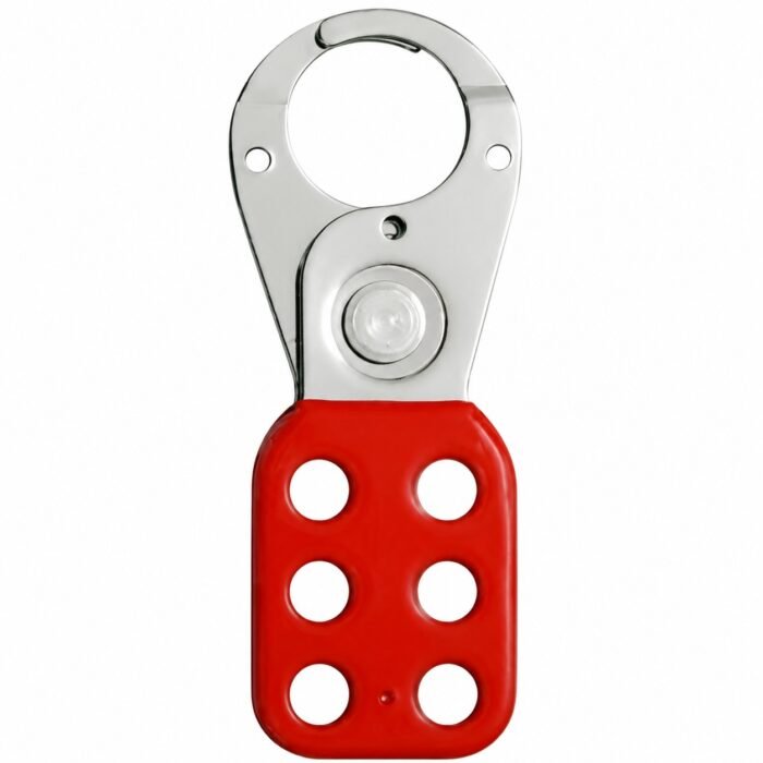 Red Vinyl Molded Coated Hasp 25mm